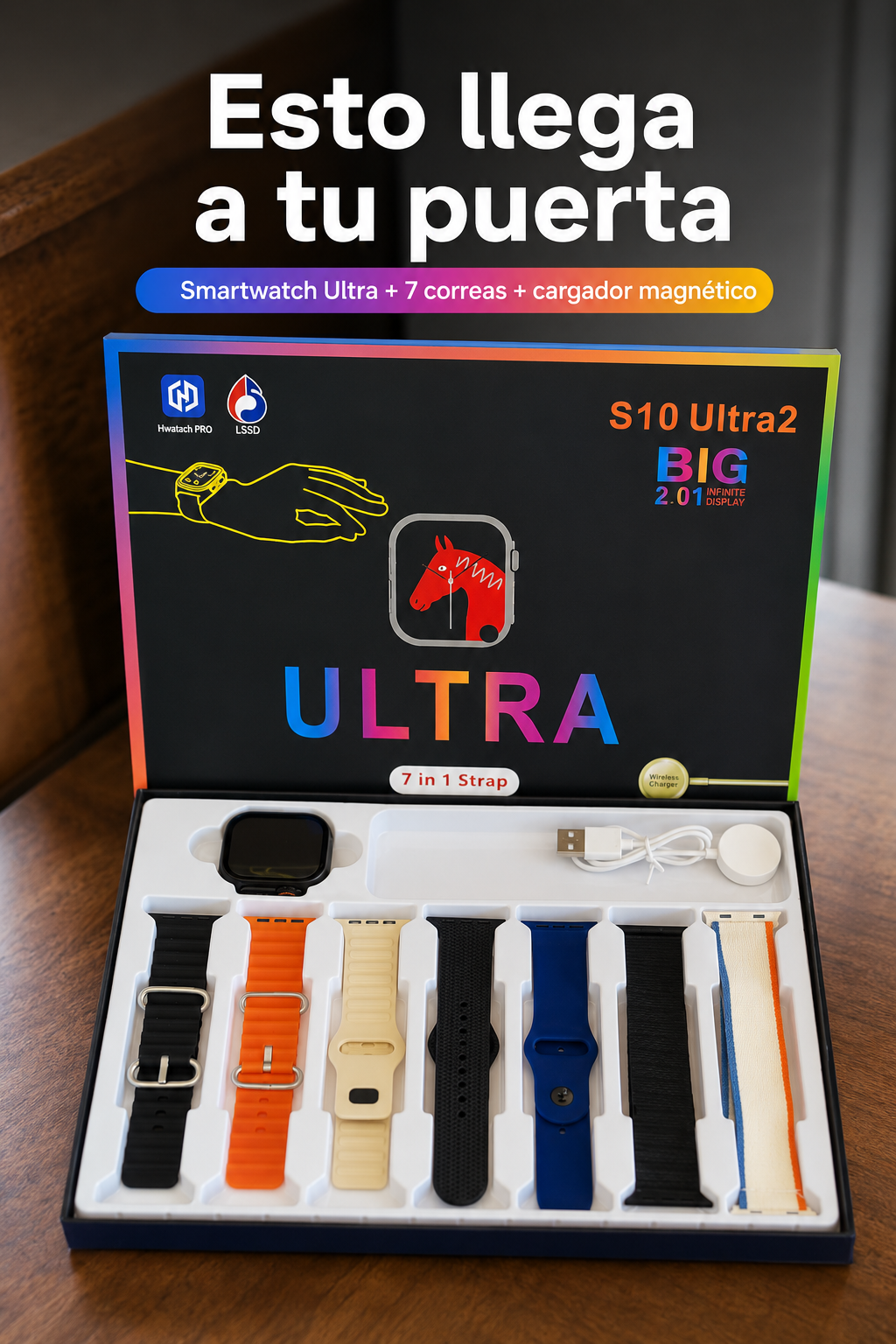 Smartwatch S10 Ultra2 - 7 Manillas